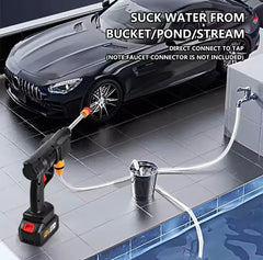Rimal™|Double Battery Car Washer Gun – مسدس غسيل سيارات ببطاريتين
