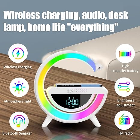 Rimal™ | Digital Led Wireless Charger Speaker Rimal™