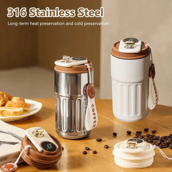 Rimal™ | Smart Digital Thermal Bottle Portable Coffee Mug Rimal™